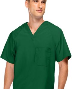 AllHeart Clearance Men's V-Neck Solid Scrub Top