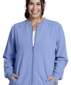 AllHeart Clearance Women's Warm-Up Solid Scrub Jacket