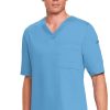 Grey's Anatomy Clearance Men's 3-Pocket V-Neck Solid Scrub Top -Silverts-shop 1 bc 0103 clearance 650