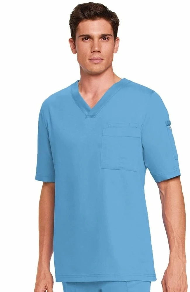 Grey's Anatomy Clearance Men's 3-Pocket V-Neck Solid Scrub Top