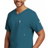 Grey's Anatomy Clearance Men's V-Neck Solid Scrub Top -Silverts-shop 1 bc 0107 clearance 650