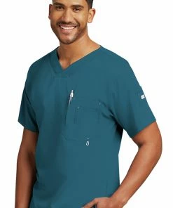 Grey's Anatomy Clearance Men's V-Neck Solid Scrub Top