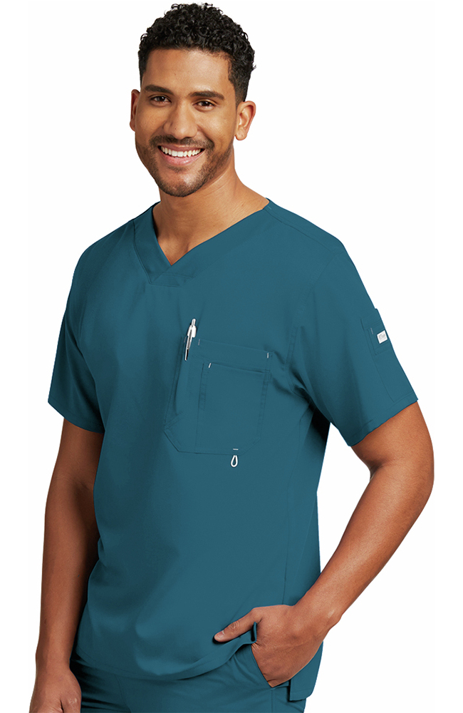 Clearance Men's V-Neck Solid Scrub Top Grey's Anatomy Clearance Men's V-Neck Solid Scrub Top -Silverts-shop 1 bc 0107 clearance 650