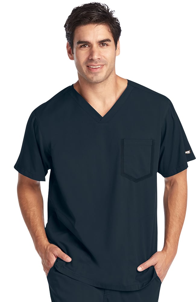 Clearance Men's Ascend V-Neck Solid Scrub Top Grey's Anatomy Clearance Men's Ascend V-Neck Solid Scrub Top -Silverts-shop 1 bc 0118 clearance905 650