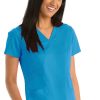 Grey's Anatomy Clearance Women's V-Neck Solid Scrub Top 2 Grey's Anatomy Clearance Women's V-Neck Solid Scrub Top -Silverts-shop 1 bc 41452 clearance 650