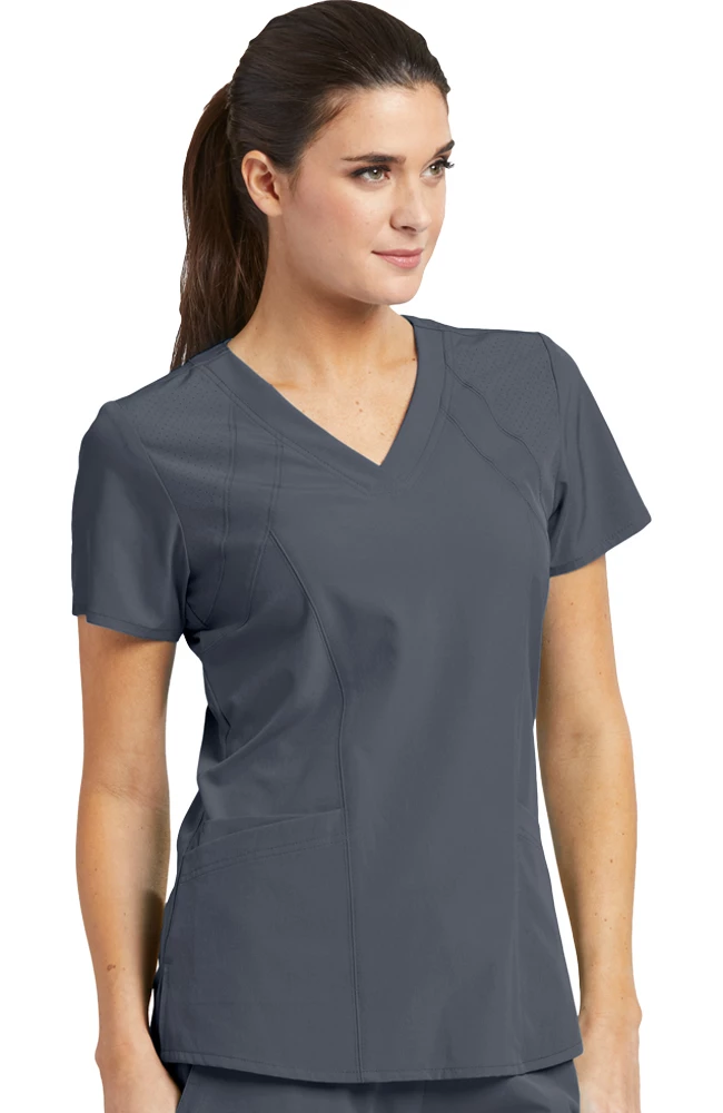 Barco One Clearance Women's V-Neck Solid Scrub Top
