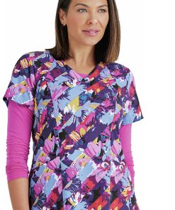 Barco One Clearance Women's Celebration Print Scrub Top