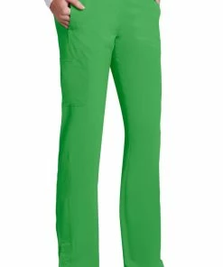 Barco One Clearance Women's Knit Waistband Cargo Track Scrub Pant