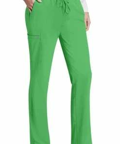 Barco One Clearance Women's Flare Leg Knit Waistband Cargo Scrub Pant