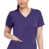 Grey's Anatomy Clearance Women's V-Neck Shirred Back Solid Scrub Top 2 Grey's Anatomy Clearance Women's V-Neck Shirred Back Solid Scrub Top -Silverts-shop 1 bc 71166 clearance 650