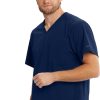 Barco One Clearance Men's Vortex Solid Scrub Top -Silverts-shop 1 bc bot040 clearance 650