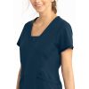 Barco One Clearance Women's Spark Solid Scrub Top 2 Barco One Clearance Women's Spark Solid Scrub Top -Silverts-shop 1 bc bot083 clearance905 650