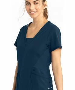 Barco One Clearance Women's Spark Solid Scrub Top