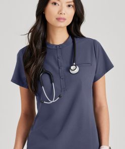 Barco Uniforms Barco Unify Women's Henley Tuck-In Scrub Top