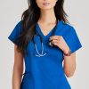 Barco Uniforms Barco Unify Women's V-Neck Scrub Top -Silverts-shop 1 bc but167 650