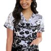 Grey's Anatomy Women's Petal Party Print Scrub Top 1 Grey's Anatomy Women's Petal Party Print Scrub Top -Silverts-shop 1 bc gnt030 printplp 650