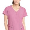 Grey's Anatomy Women's London Solid Scrub Top -Silverts-shop 1 bc gnt086 650
