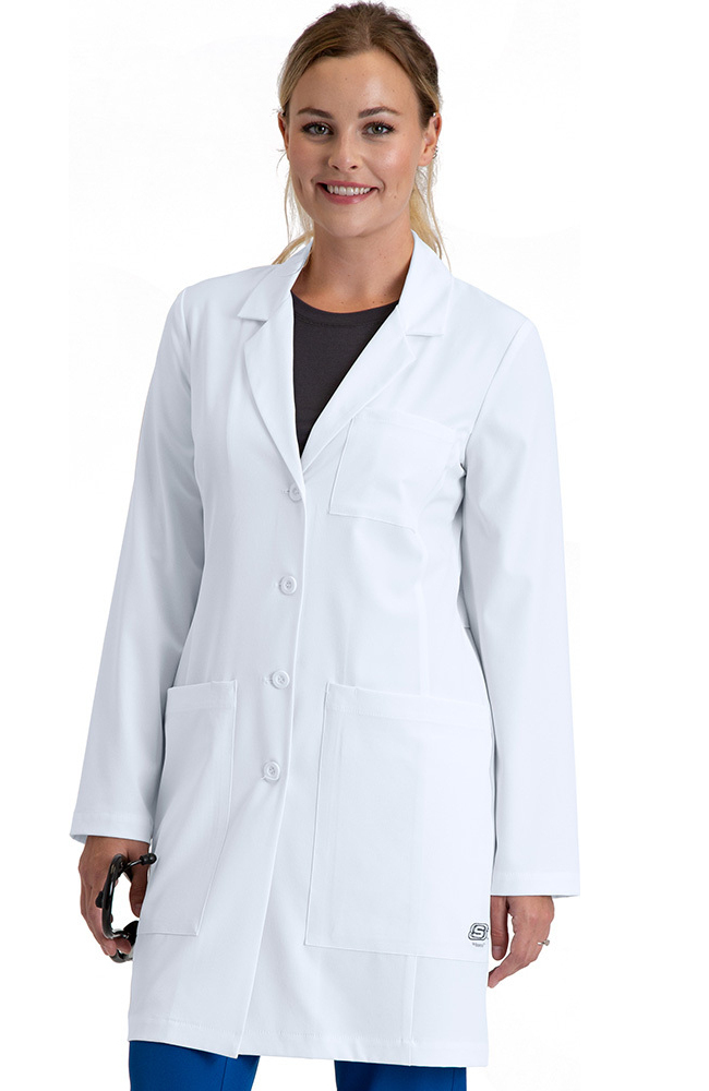 Clearance Women's 34" Allure Lab Coat Skechers Clearance Women's 34" Allure Lab Coat -Silverts-shop 1 bc skc952 clearance010 650