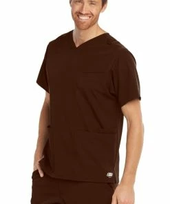 Skechers Clearance Men's Aspire V-Neck Solid Scrub Top