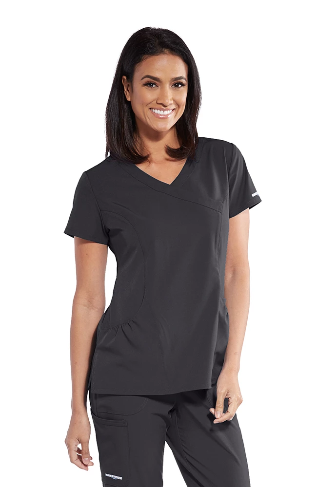 Skechers Women's Charge Surplice Solid Scrub Top