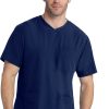 Skechers Men's Vitality Solid Scrub Top -Silverts-shop 1 bc skt082 650