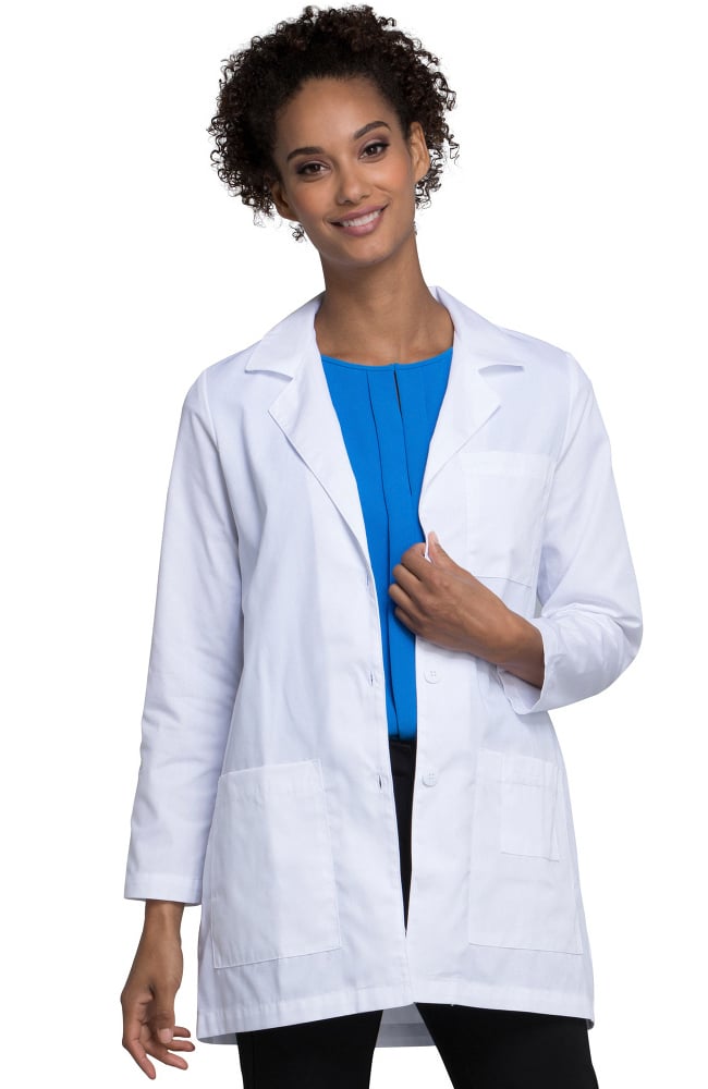 Women's Multi-Pocket 32" Lab Coat Cherokee Women's Multi-Pocket 32" Lab Coat -Silverts-shop 1 ck 346 wht 650