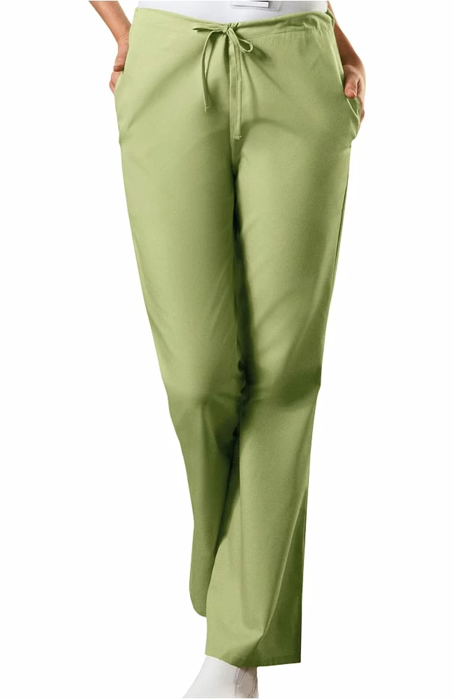 Cherokee Workwear Clearance Women's Natural Rise Flare Leg Scrub Pants