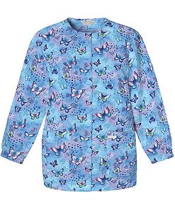 Cherokee Clearance Women's Crew Neck Fly By Night Print Jacket