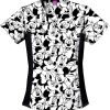 Cherokee Women's Minnie Mouse Print Scrub Top 2 Cherokee Women's Minnie Mouse Print Scrub Top -Silverts-shop 1 ck 6875 printmkb 650