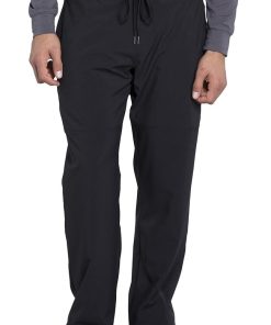 Cherokee Clearance Men's Tapered Leg Knit Waistband Drawstring Scrub Pant