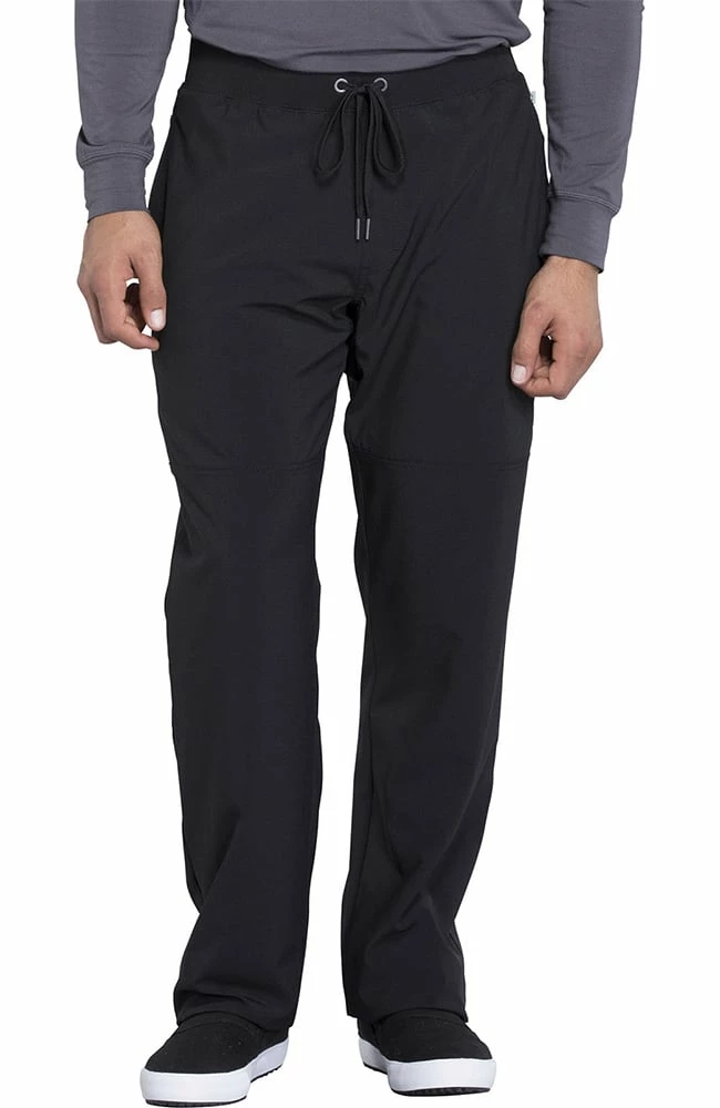 Cherokee Clearance Men's Tapered Leg Knit Waistband Drawstring Scrub Pant