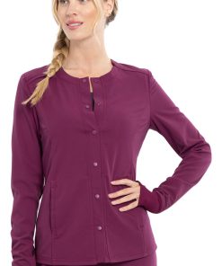 Cherokee Clearance Women's Solid Scrub Jacket