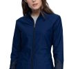 Cherokee Women's Zip Front Scrub Jacket 2 Cherokee Women's Zip Front Scrub Jacket -Silverts-shop 1 ck ck390 650