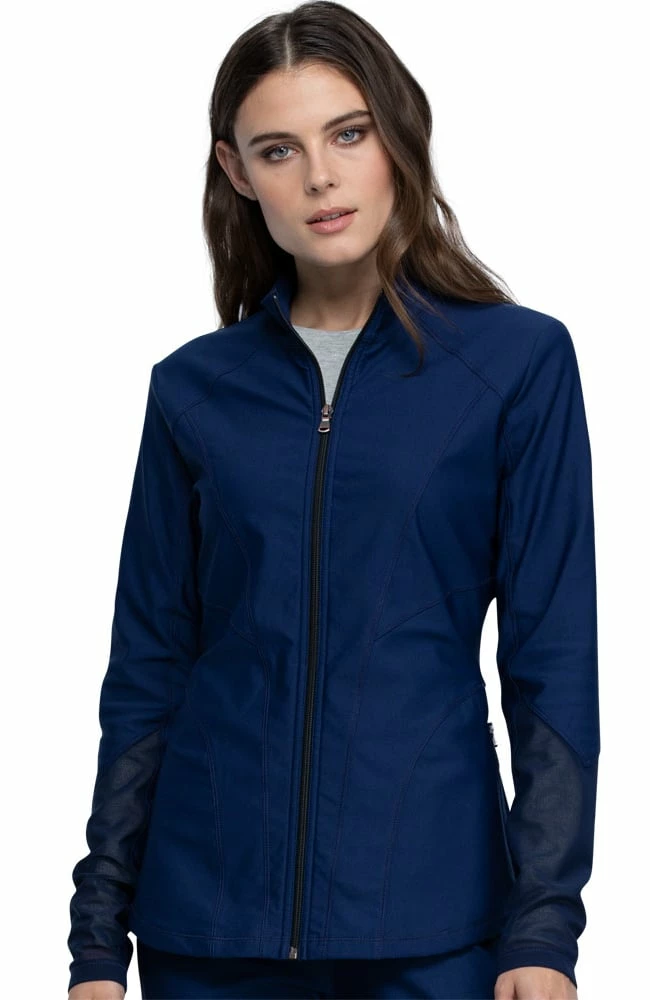 Cherokee Women's Zip Front Scrub Jacket