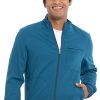 Cherokee Clearance Men's Solid Scrub Jacket -Silverts-shop 1 ck ck395a clearance 650