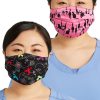 Cherokee Women's Reversible A Hopeful Hearts & Mr. Purr-fect Print Face Mask