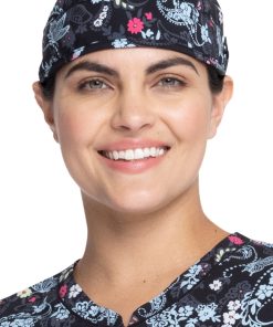 Cherokee Clearance Women's Flutter Blooms Print Scrub Hat