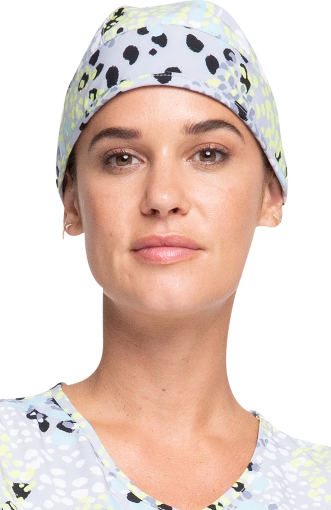 Cherokee Clearance Women's Spots Gone Wild Print Scrub Hat