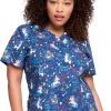 Cherokee Clearance Women's Magical Care Print Scrub Top 1 Cherokee Clearance Women's Magical Care Print Scrub Top -Silverts-shop 1 ck ck652 printclearancemlc 650