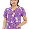 Cherokee Clearance Women's Boo-Nicorn Magic Print Scrub Top 1 Cherokee Clearance Women's Boo-Nicorn Magic Print Scrub Top -Silverts-shop 1 ck ck662 printclearanceboi 650