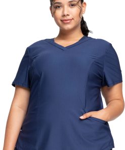 Cherokee Clearance Women's Shirttail Hem Scrub Top