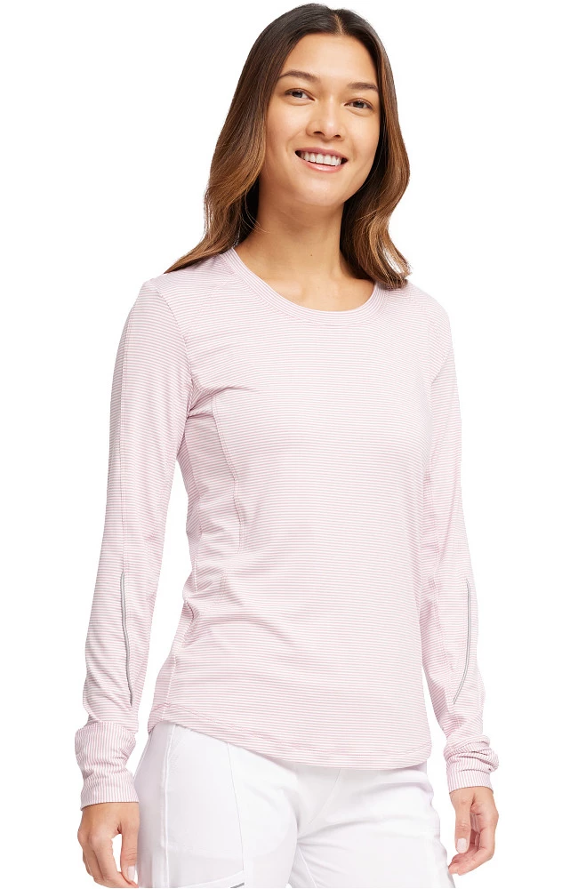 Cherokee Women's Long Sleeve Underscrub Knit T-Shirt