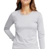 Cherokee Women's Long Sleeve Underscrub T-Shirt -Silverts-shop 1 ck ck782 650