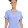 Cherokee Clearance Women's Tuckable Solid Scrub Top -Silverts-shop 1 ck ck788a clearance 650