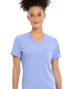 Cherokee Clearance Women's Tuckable Solid Scrub Top