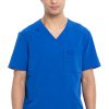 Cherokee Clearance Men's Tuckable Solid Scrub Top 1 Cherokee Clearance Men's Tuckable Solid Scrub Top -Silverts-shop 1 ck ck887a clearance 650