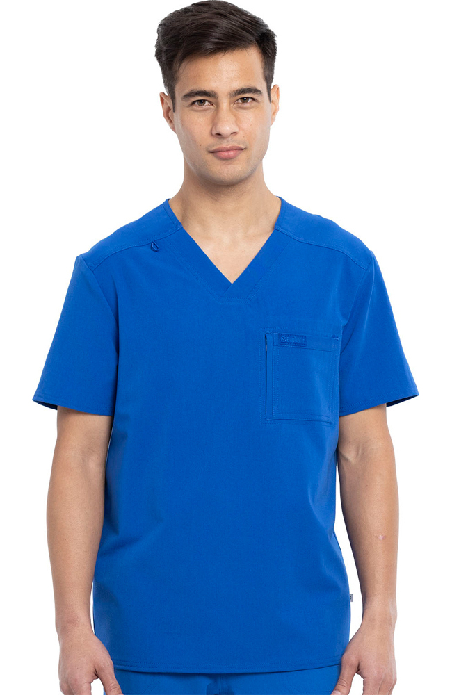 Clearance Men's Tuckable Solid Scrub Top Cherokee Clearance Men's Tuckable Solid Scrub Top -Silverts-shop 1 ck ck887a clearance 650