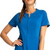 Cherokee Clearance Women's Zip Front Scrub Top -Silverts-shop 1 ck ck931 clearance 650