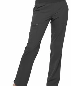 ELLE Clearance Women's Elastic Waistband Straight Leg Scrub Pant