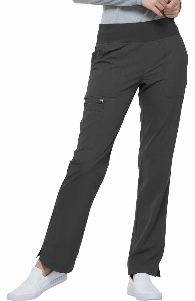 ELLE Clearance Women's Elastic Waistband Straight Leg Scrub Pant